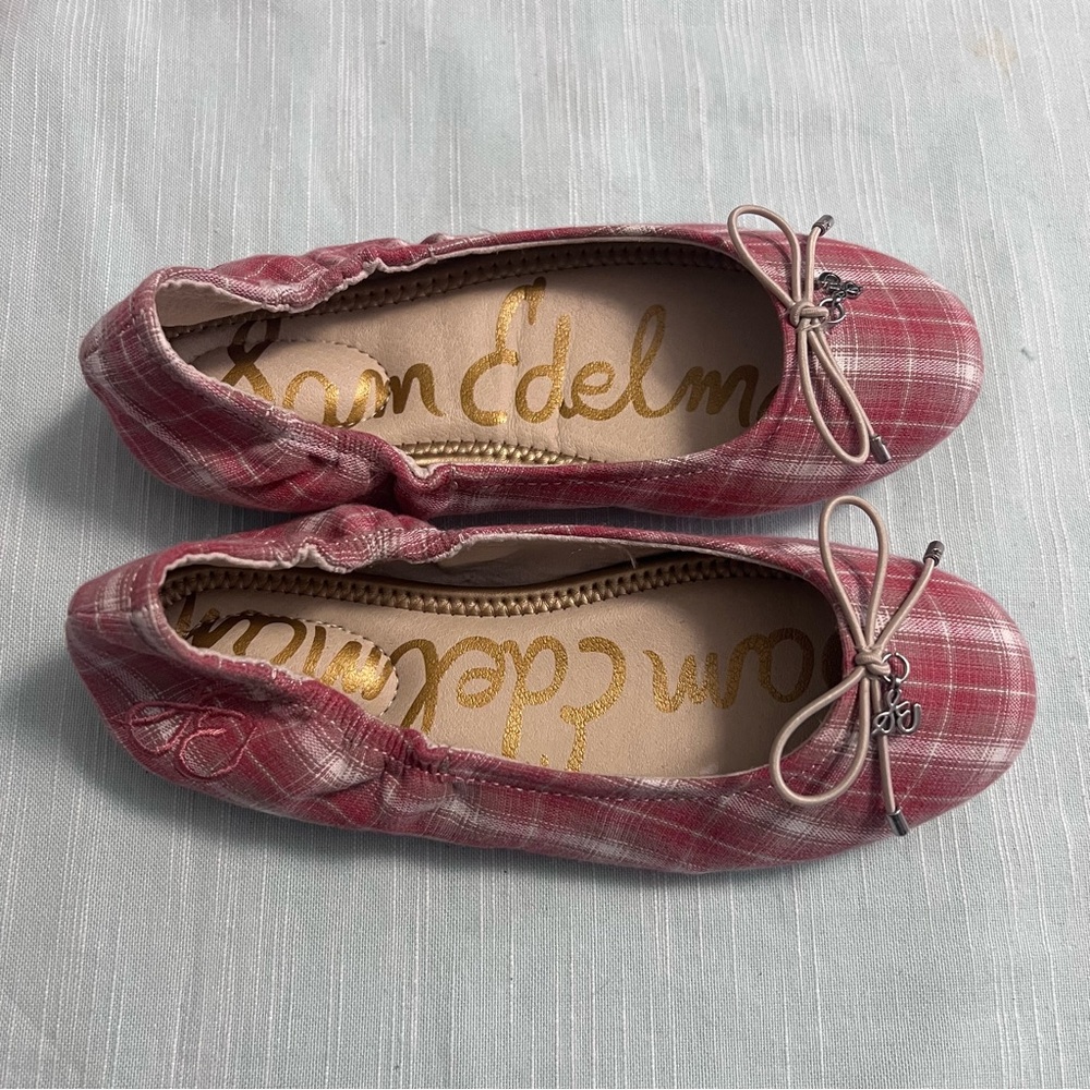 Sam Edelman Felicia Ballet Plaid Flat Size 1